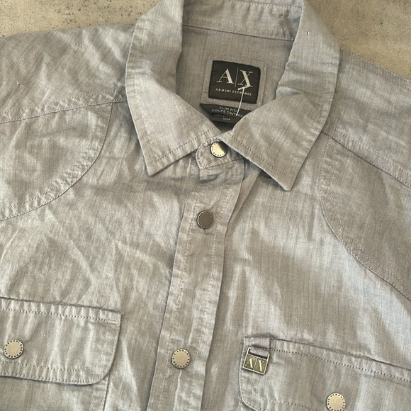 Armani xchange long sleeve button up - Picture 3 of 10